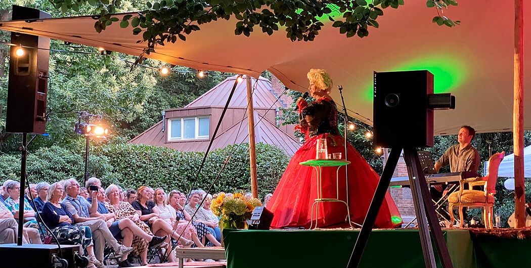 Karin Bloemen en Bernd van den Bos bij De Koepel in Lunteren
